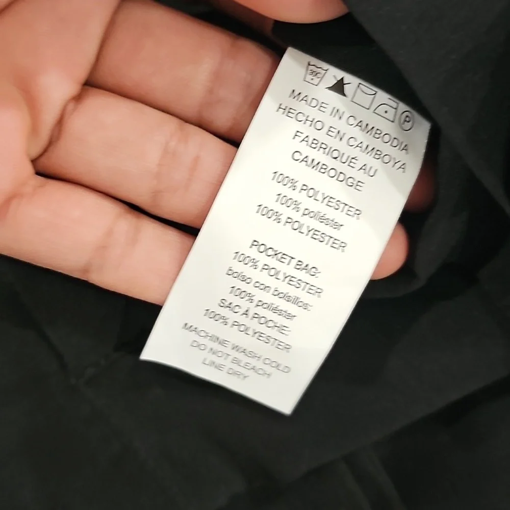 MICHAEL Michael Kors Women's Tie-Front Wide-Leg, Silky Cropped Pants Sz‎ L Black